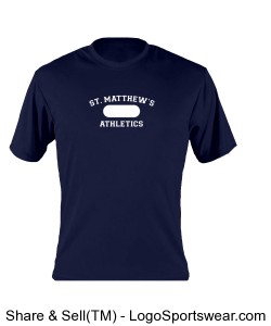 Mens PE Uniform Approved Performance Tee Design Zoom